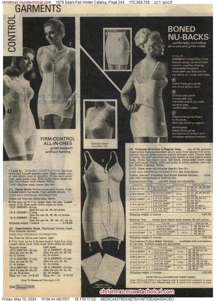 1979 Sears Fall Winter Catalog, Page 244