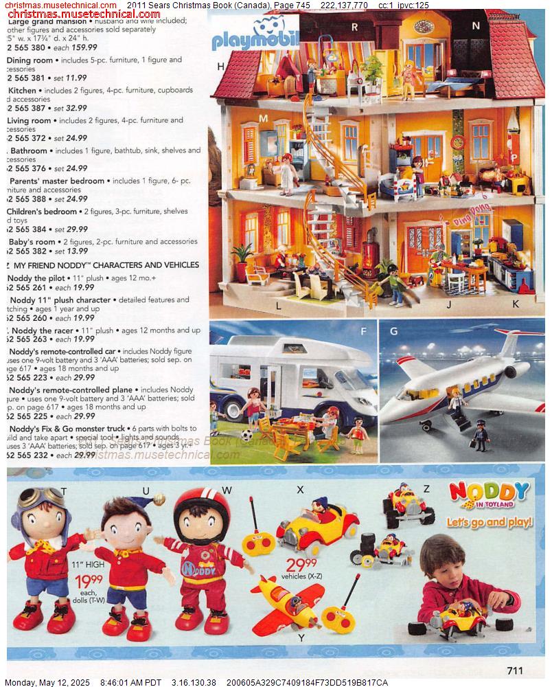 2011 Sears Christmas Book (Canada), Page 745