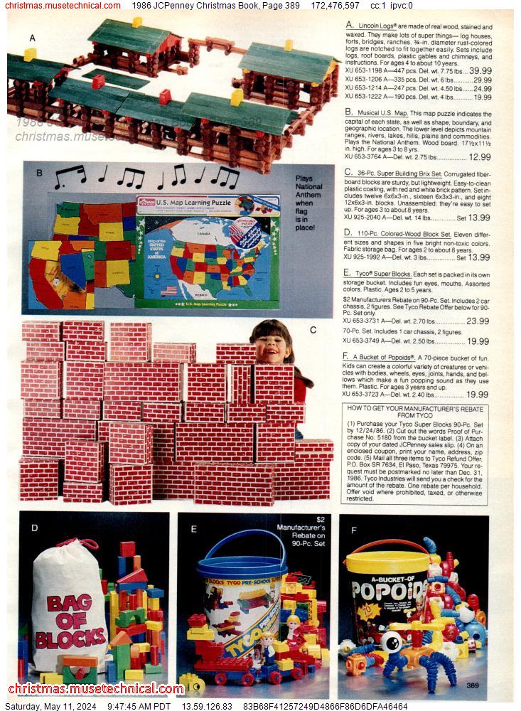 1986 JCPenney Christmas Book, Page 389
