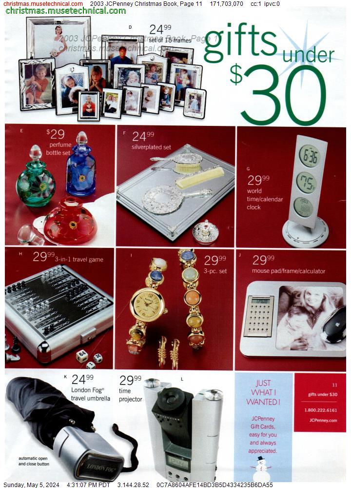 2003 JCPenney Christmas Book, Page 11