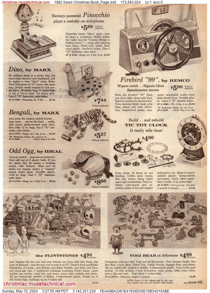 1962 Sears Christmas Book, Page 449