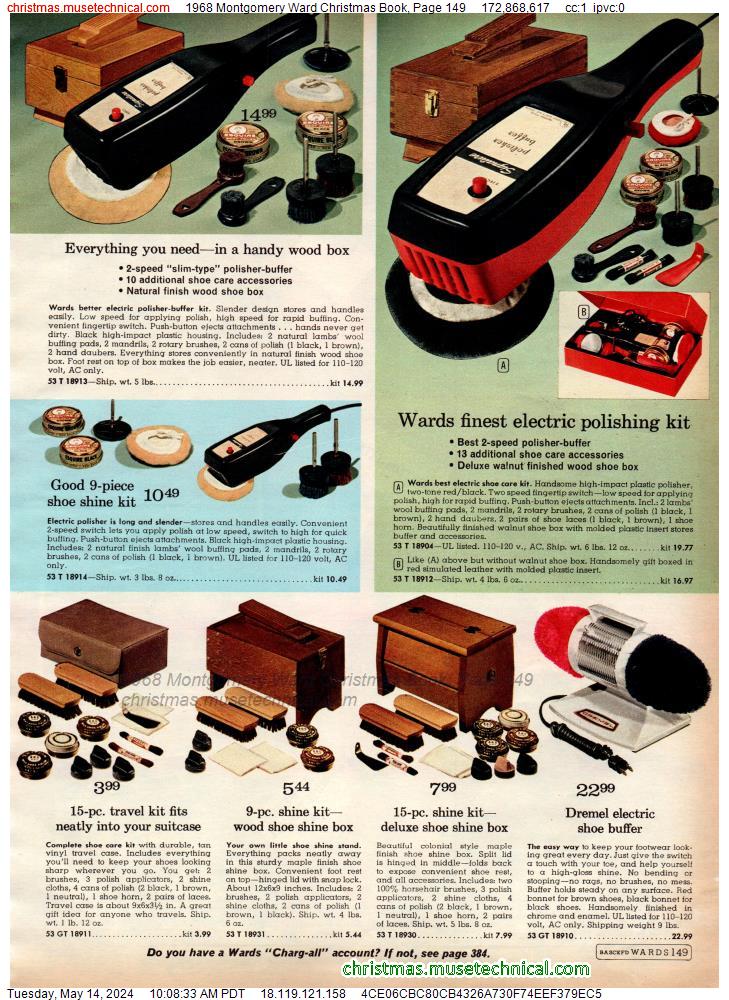 1968 Montgomery Ward Christmas Book, Page 149