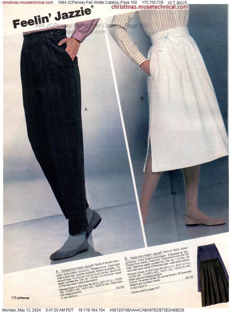 1984 JCPenney Fall Winter Catalog, Page 102
