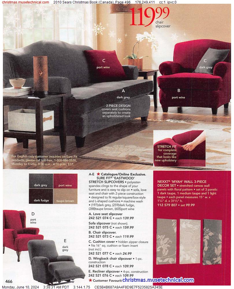 2010 Sears Christmas Book (Canada), Page 496
