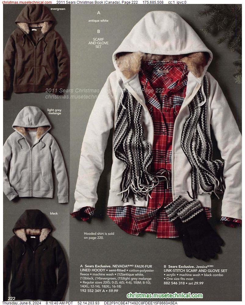 2011 Sears Christmas Book (Canada), Page 222