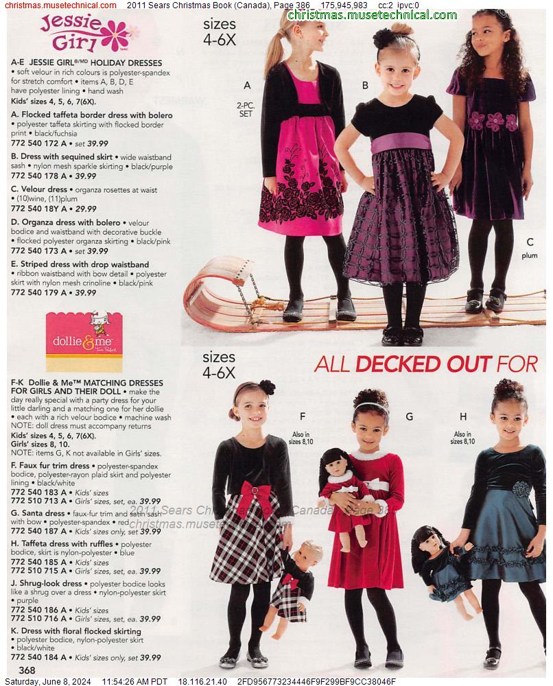 2011 Sears Christmas Book (Canada), Page 386