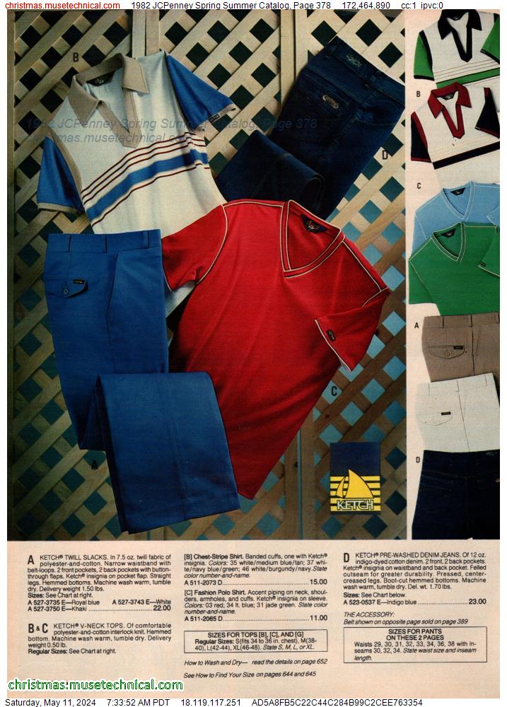1982 JCPenney Spring Summer Catalog, Page 378