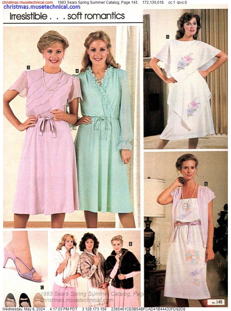 1983 Sears Spring Summer Catalog, Page 145