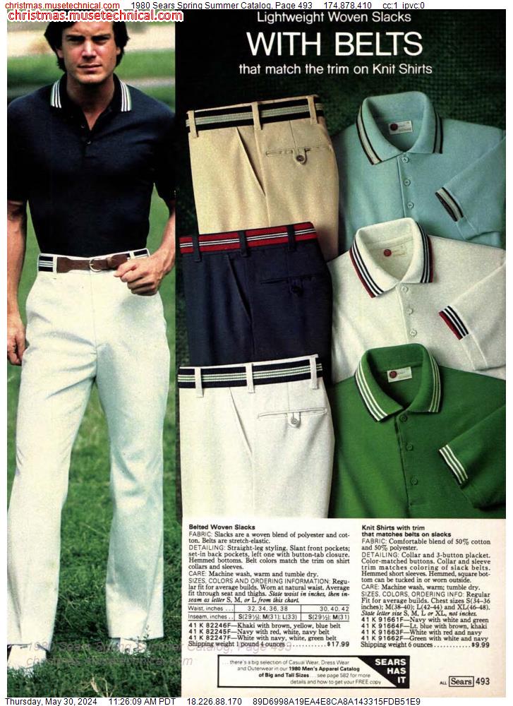 1980 Sears Spring Summer Catalog, Page 493