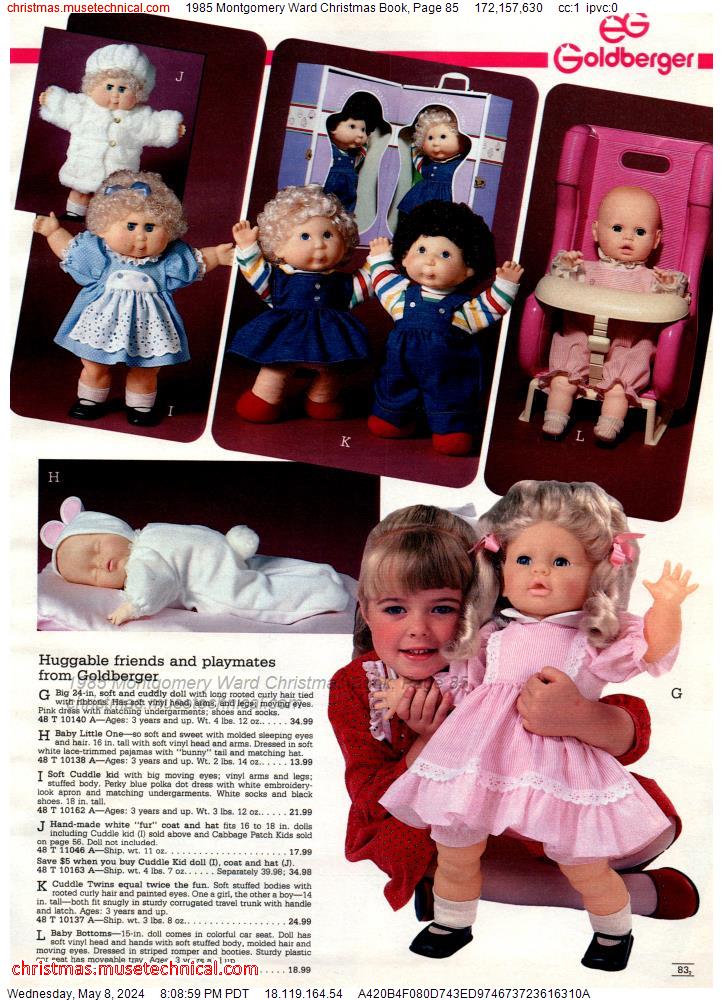 1985 Montgomery Ward Christmas Book, Page 85