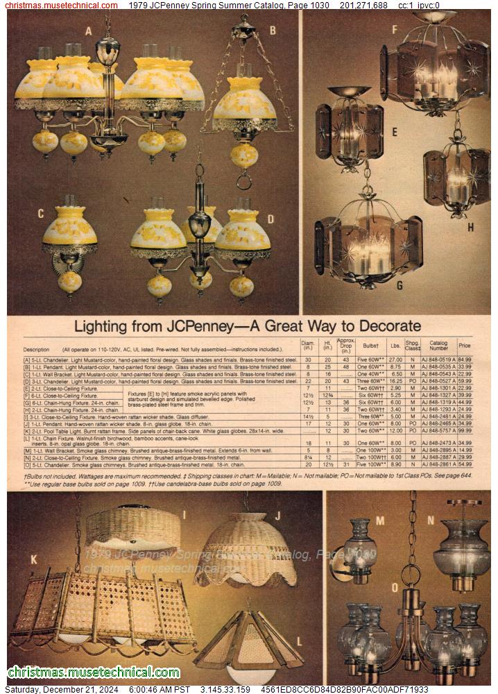 1979 JCPenney Spring Summer Catalog, Page 1030