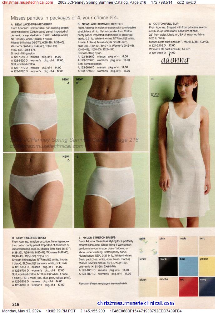 2002 JCPenney Spring Summer Catalog, Page 216