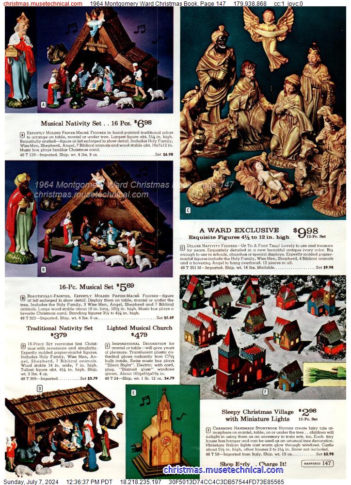 1964 Montgomery Ward Christmas Book, Page 147