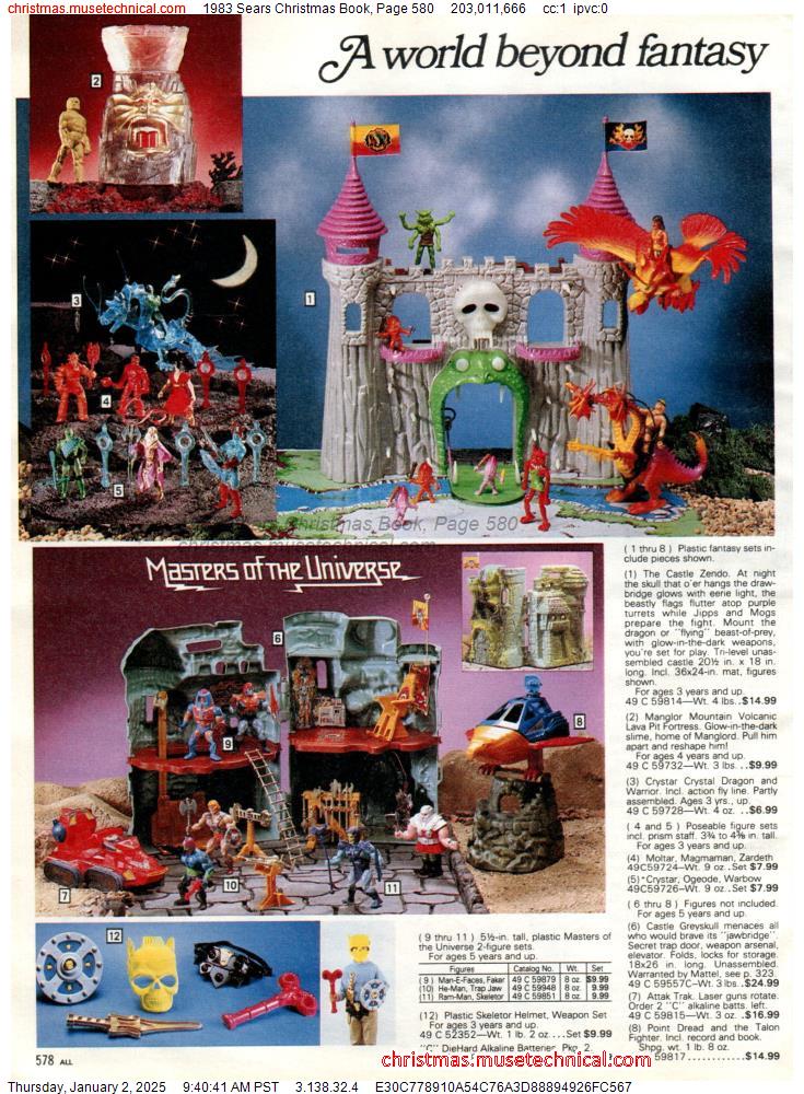 1983 Sears Christmas Book, Page 580