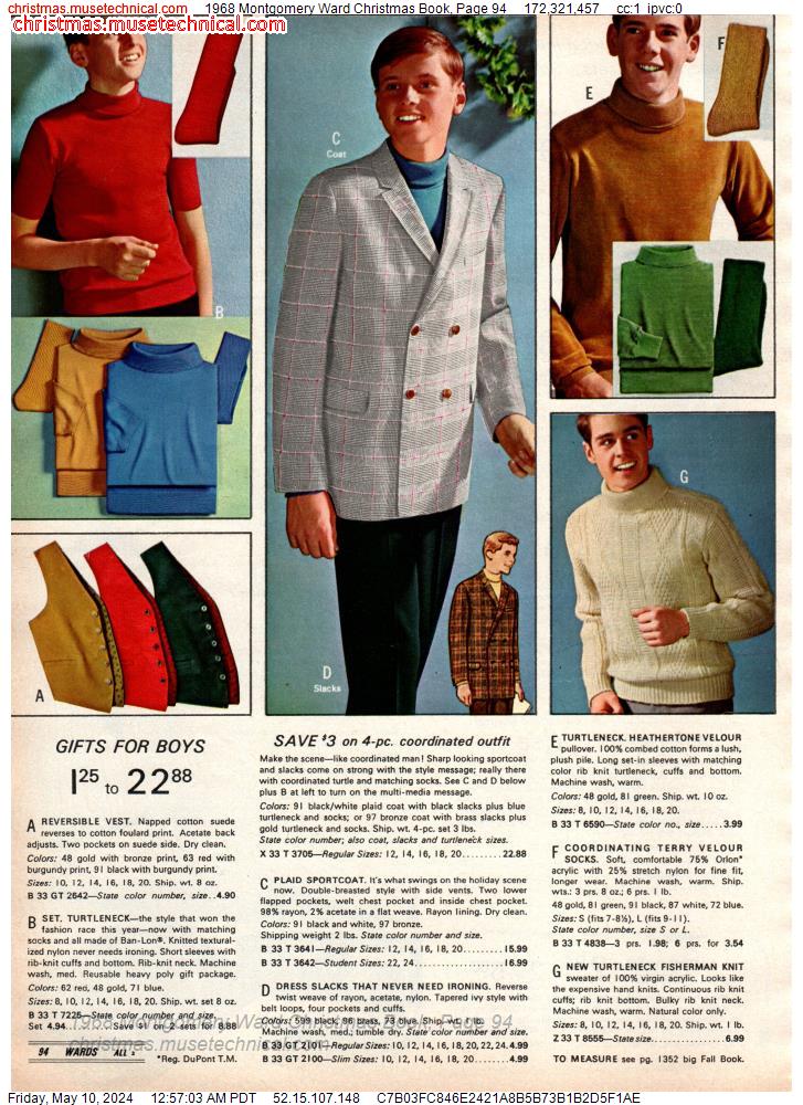 1968 Montgomery Ward Christmas Book, Page 94