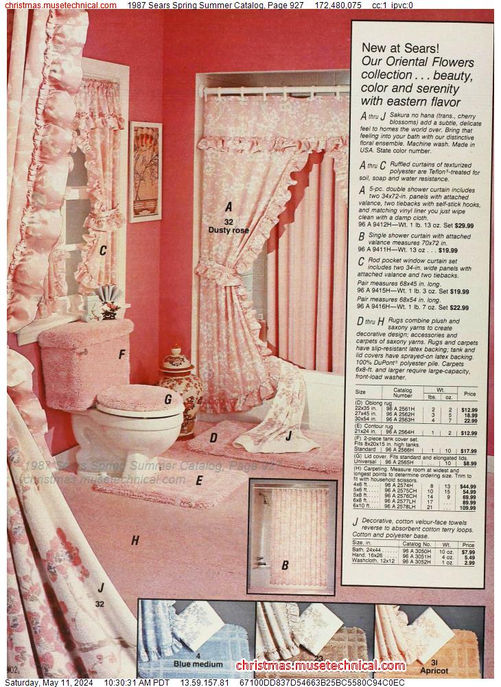 1987 Sears Spring Summer Catalog, Page 927
