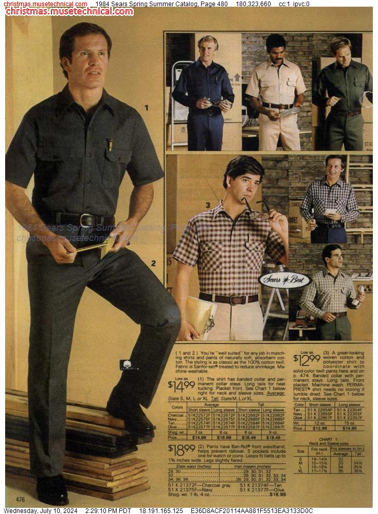 1984 Sears Spring Summer Catalog, Page 480