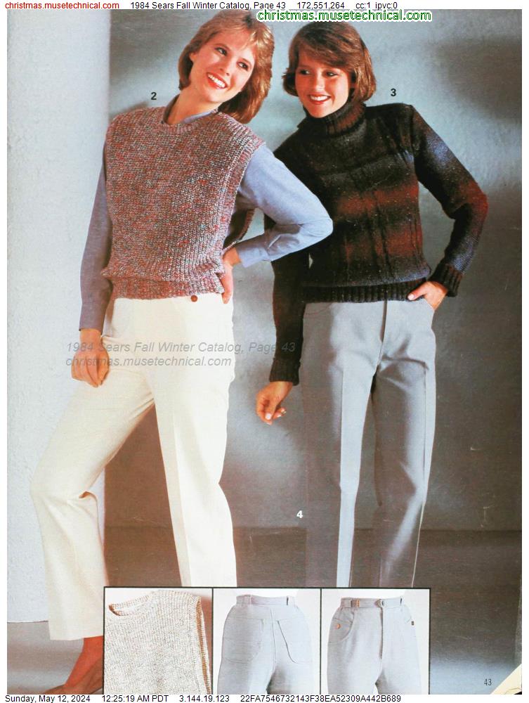 1984 Sears Fall Winter Catalog, Page 43