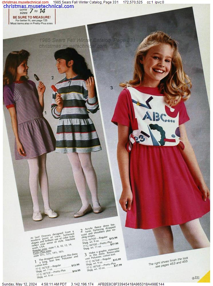 1985 Sears Fall Winter Catalog, Page 331
