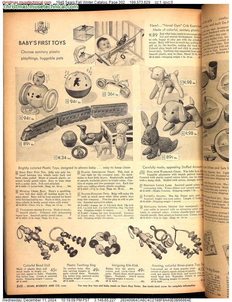 1946 Sears Fall Winter Catalog, Page 302