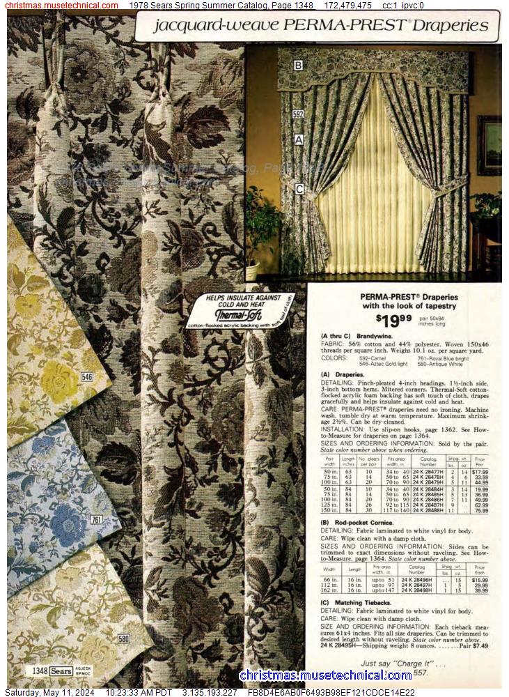 1978 Sears Spring Summer Catalog, Page 1348