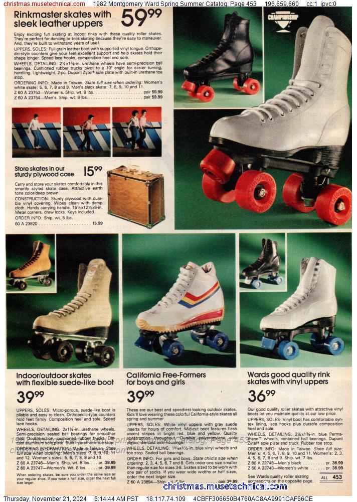 1982 Montgomery Ward Spring Summer Catalog, Page 453