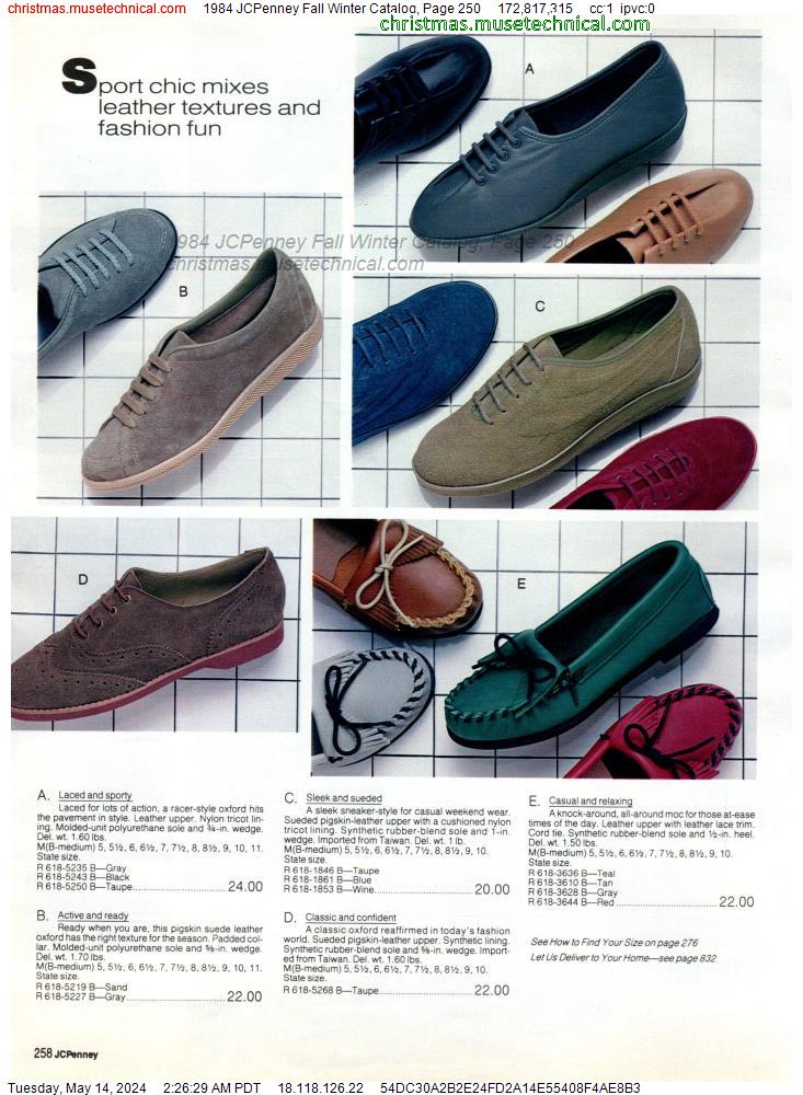 1984 JCPenney Fall Winter Catalog, Page 250