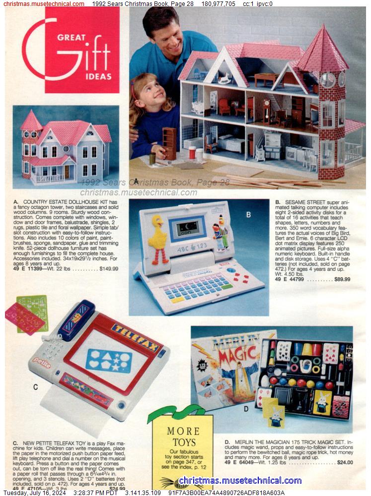 1992 Sears Christmas Book, Page 28