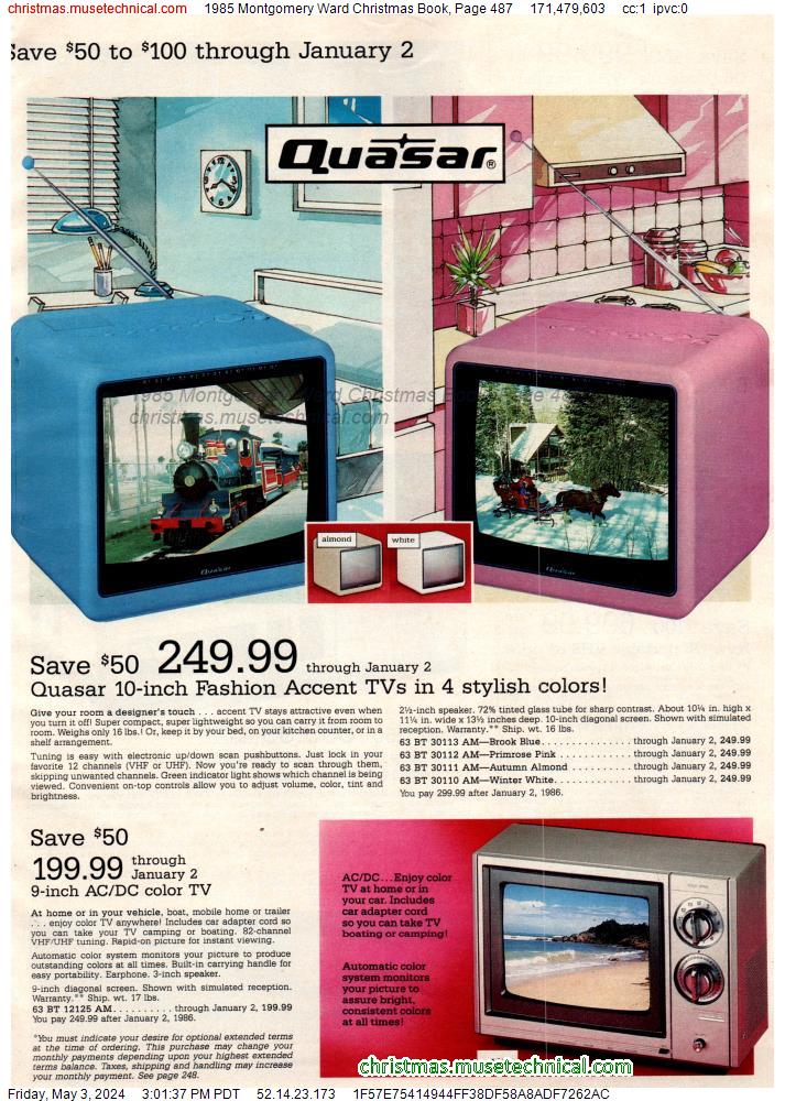 1985 Montgomery Ward Christmas Book, Page 487