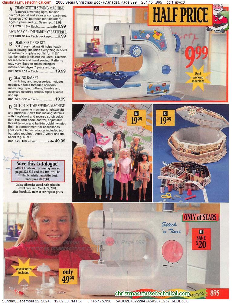 2000 Sears Christmas Book (Canada), Page 899