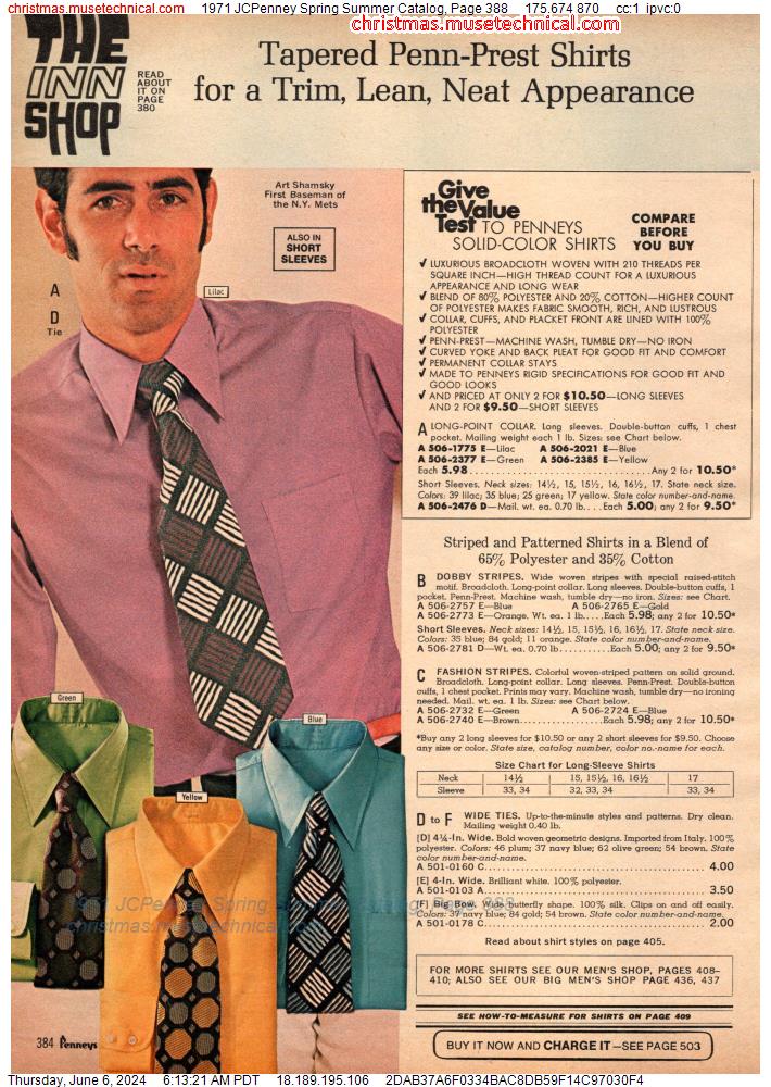 1971 JCPenney Spring Summer Catalog, Page 388