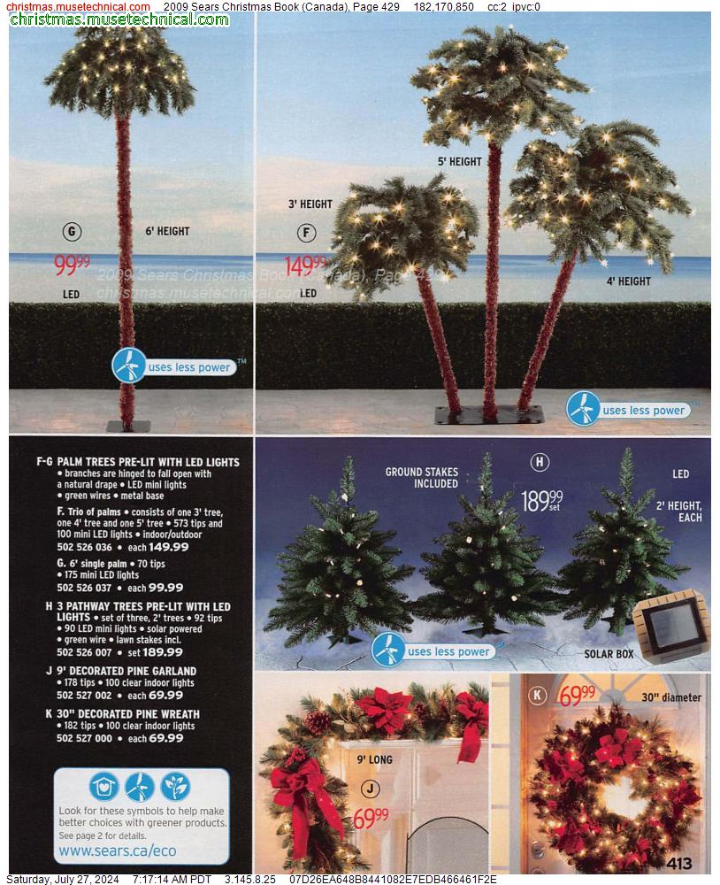 2009 Sears Christmas Book (Canada), Page 429