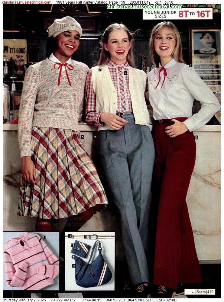 1981 Sears Fall Winter Catalog, Page 419