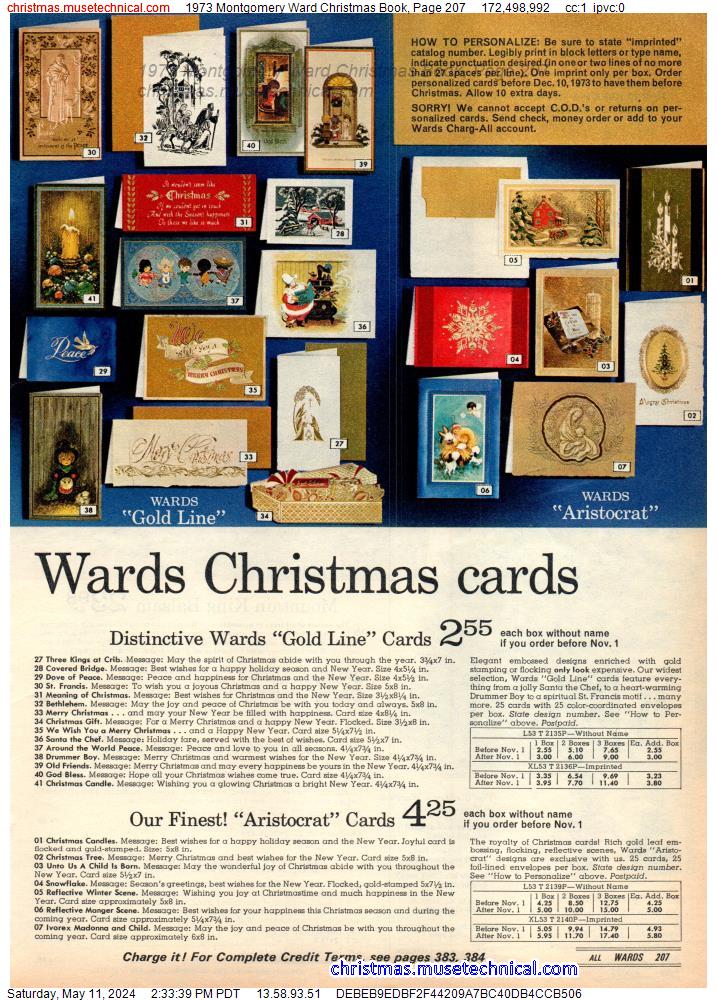 1973 Montgomery Ward Christmas Book, Page 207