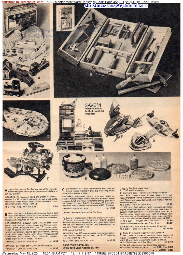 1980 Montgomery Ward Christmas Book, Page 455