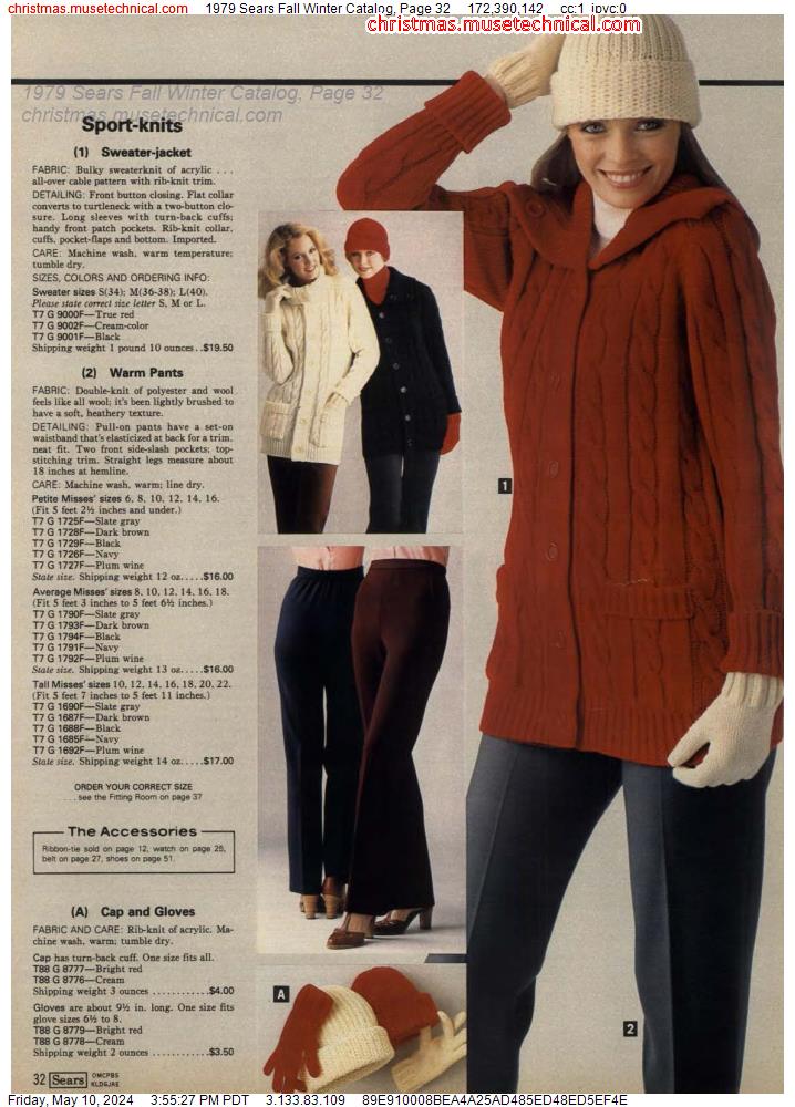 1979 Sears Fall Winter Catalog, Page 32