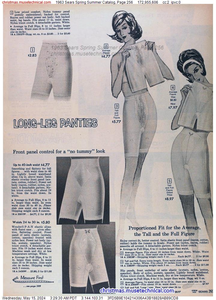 1963 Sears Spring Summer Catalog, Page 256