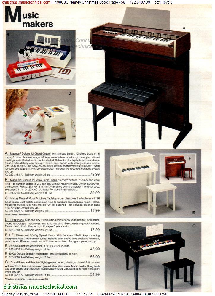 1986 JCPenney Christmas Book, Page 458