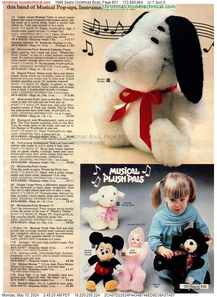 1980 Sears Christmas Book, Page 601