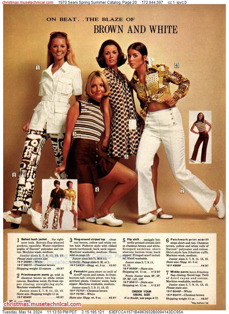 1970 Sears Spring Summer Catalog, Page 20