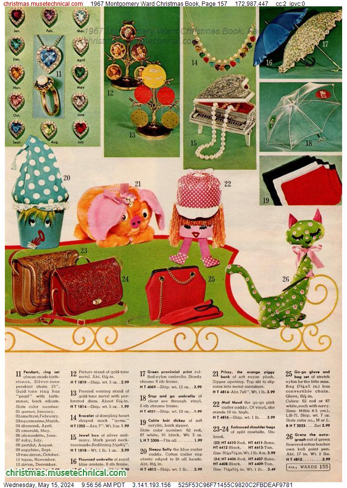 1967 Montgomery Ward Christmas Book, Page 157