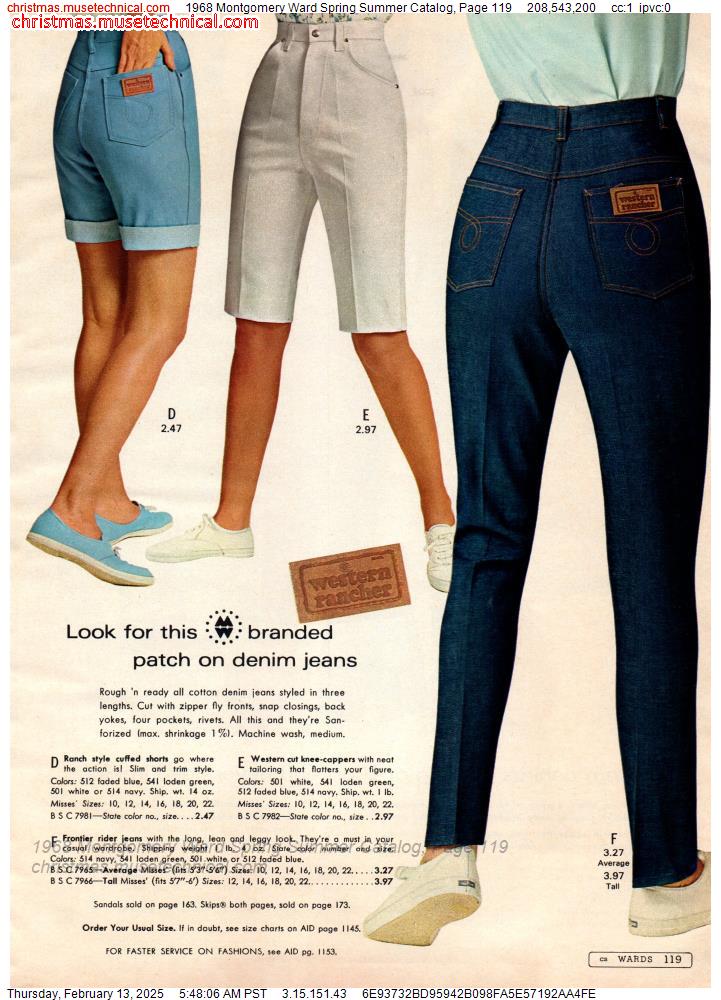 1968 Montgomery Ward Spring Summer Catalog, Page 119