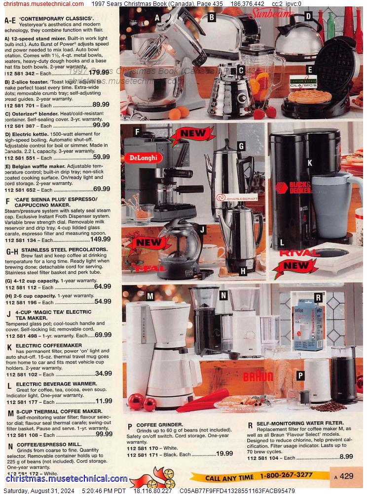 1997 Sears Christmas Book (Canada), Page 435