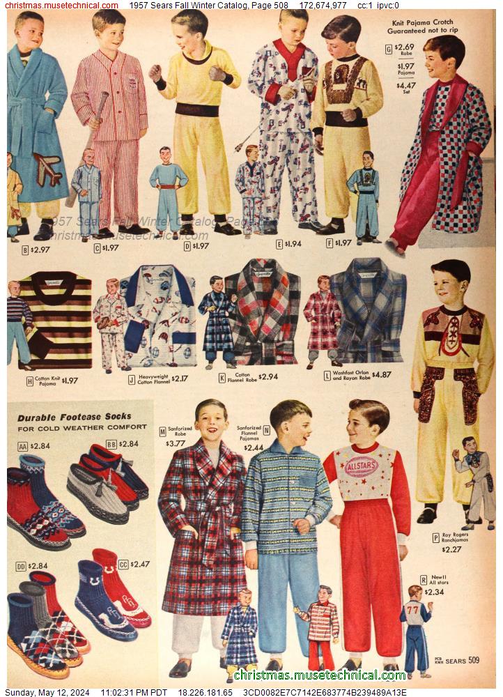 1957 Sears Fall Winter Catalog, Page 508