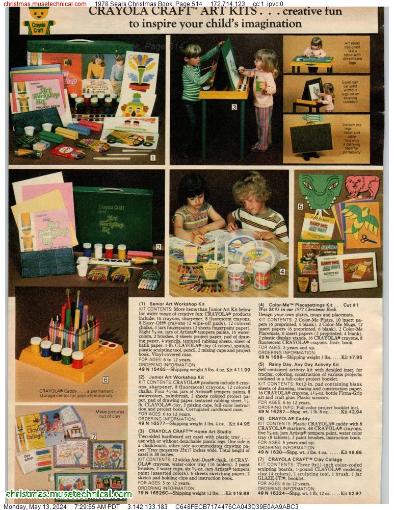 1978 Sears Christmas Book, Page 514