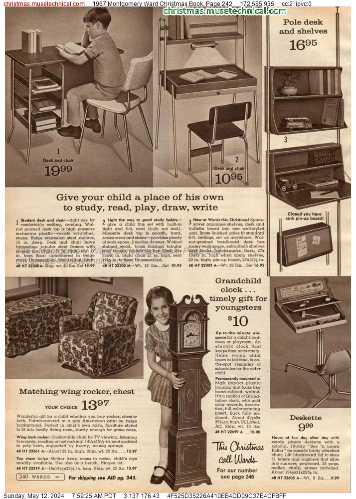 1967 Montgomery Ward Christmas Book, Page 242