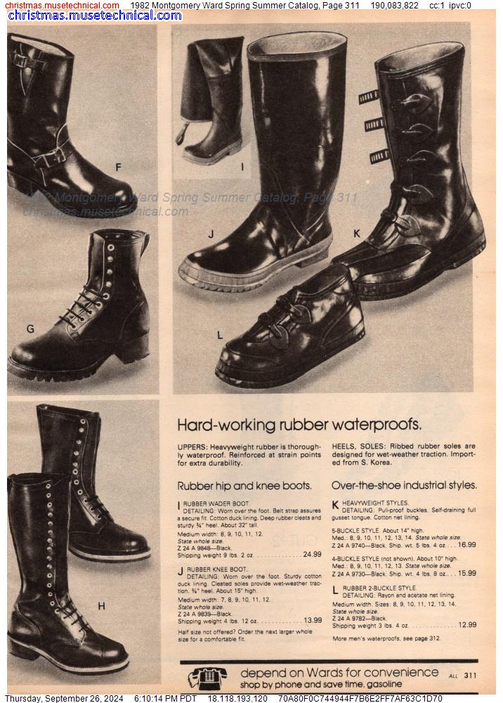 1982 Montgomery Ward Spring Summer Catalog, Page 311