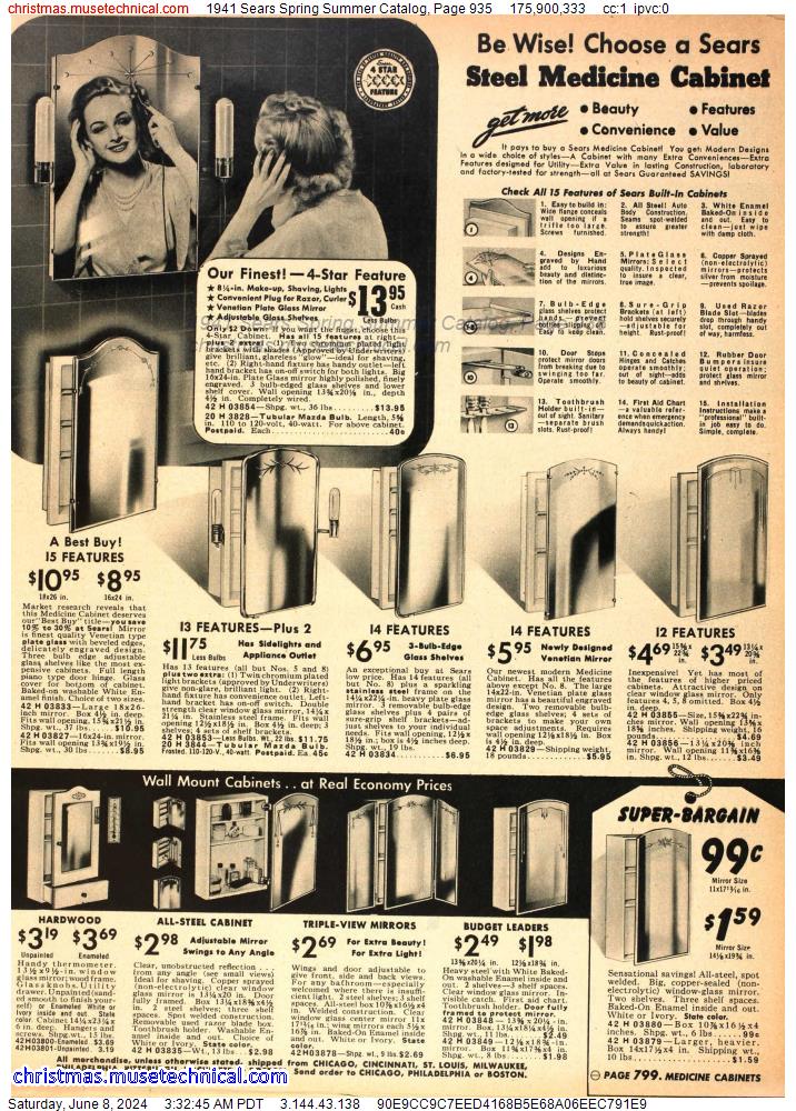 1941 Sears Spring Summer Catalog, Page 935