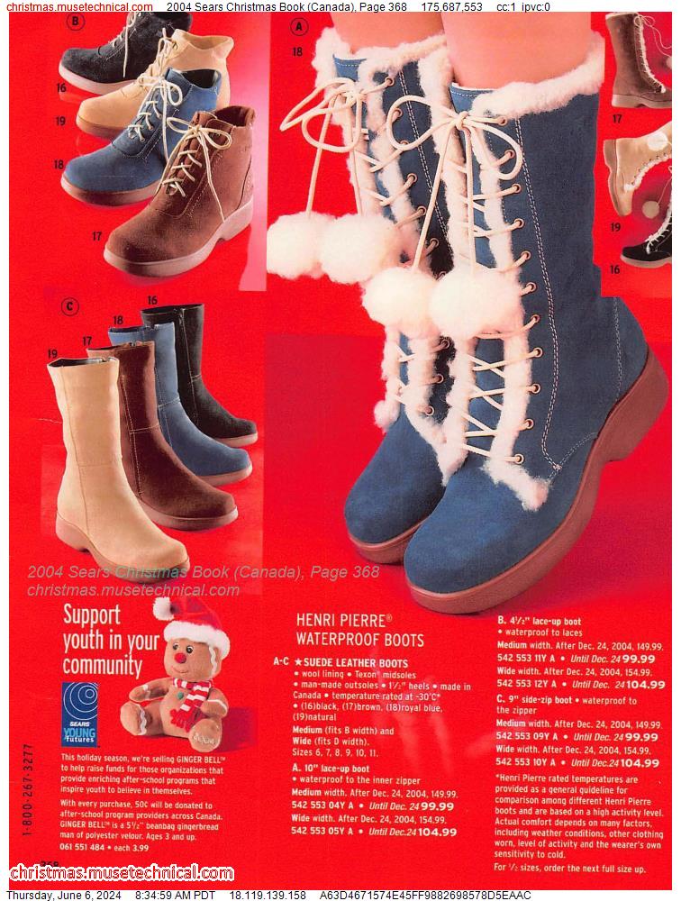 2004 Sears Christmas Book (Canada), Page 368