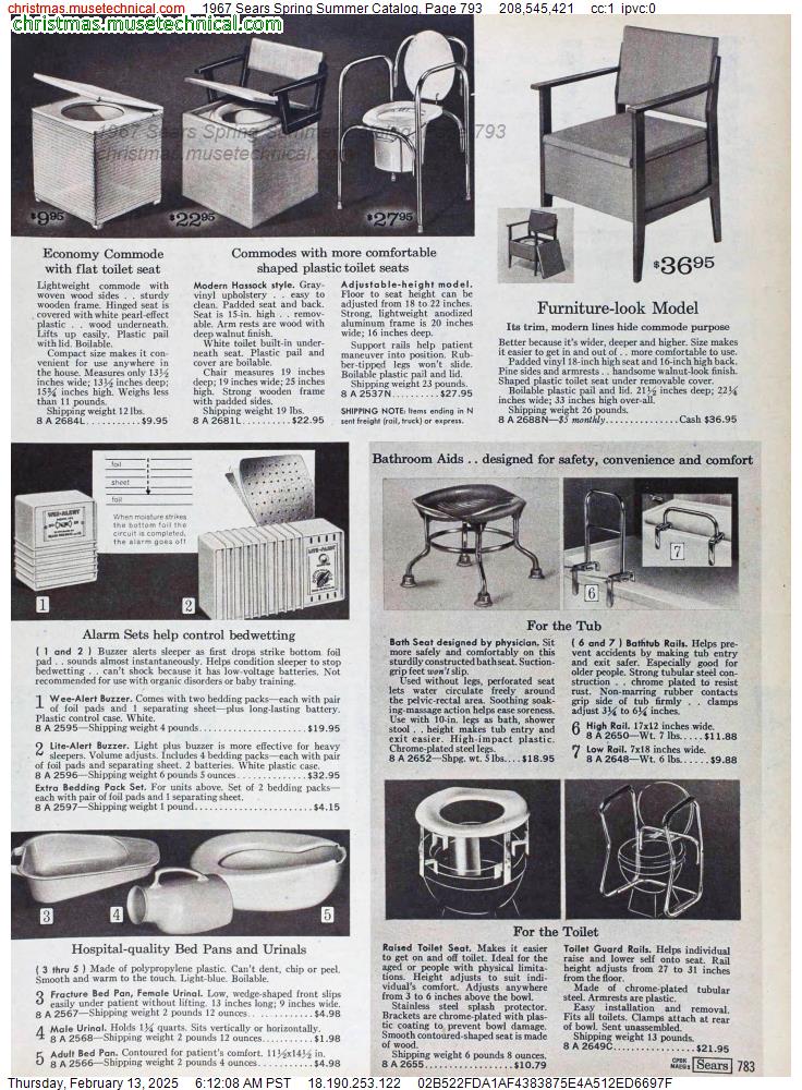 1967 Sears Spring Summer Catalog, Page 793